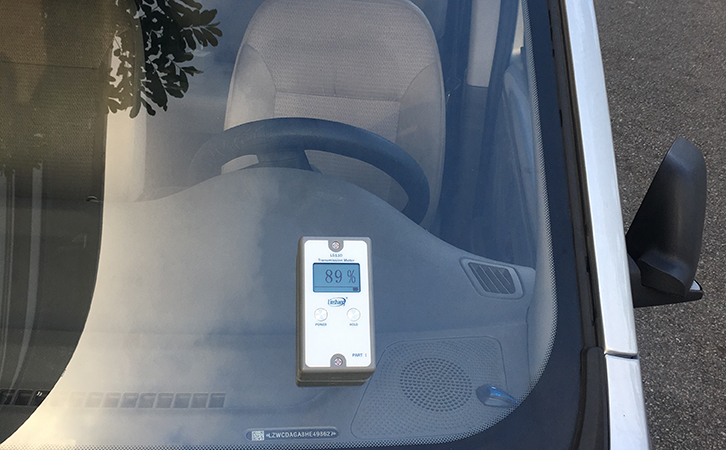 car window tint meter