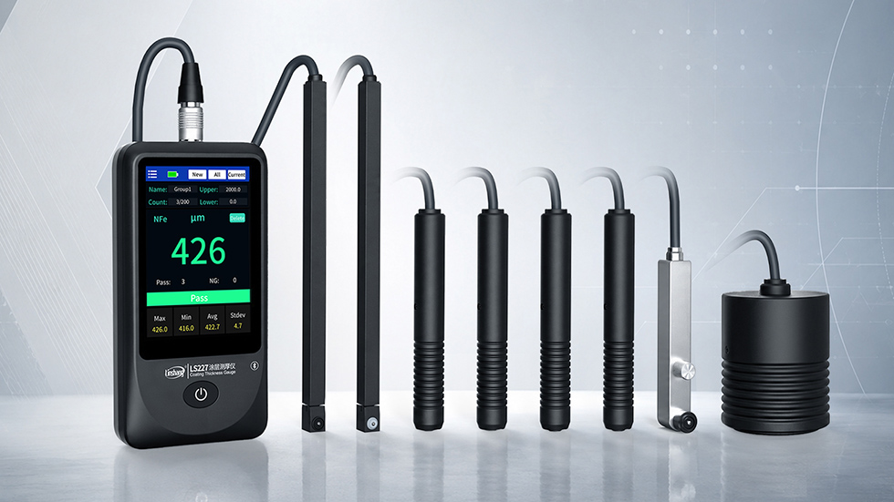 Linshang’s Multi-Probe Coating Thickness Gauge
