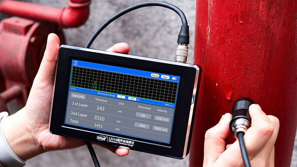 LS216 Ultrasonic Thickness Gauge for Paint Testing LS216 Ultrasonic Thickness Gauge for Paint Testing