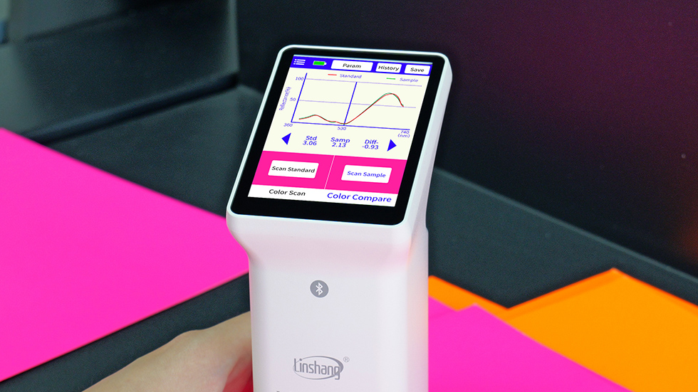 LS372 Spectrophotometer Spectral Curve