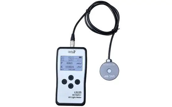 Portable UV Meter for Water Treatment Equipment Ultraviolet Disinfection