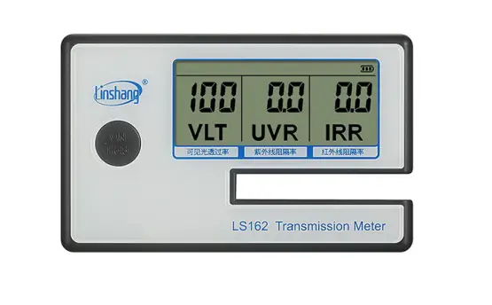 Measuring Solar Film with Window Tint Light Meter