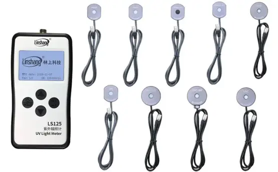 Ultraviolet Light Meter Used in Aging Test 