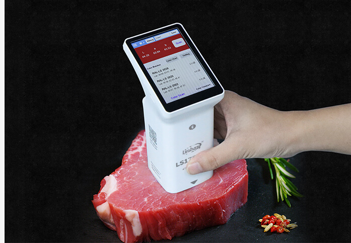 Scan color on meat