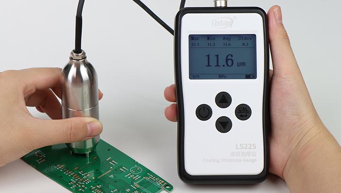 Coating thickness gauge to measure PCB board