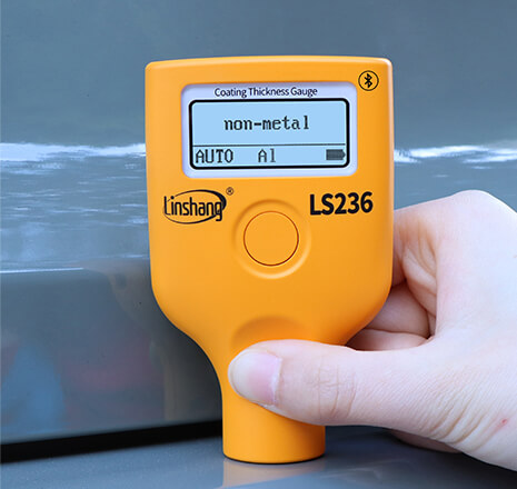 LS236 car paint meter tests non-metal material