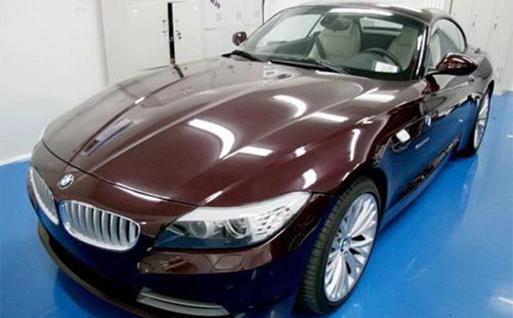 automotive paint surface