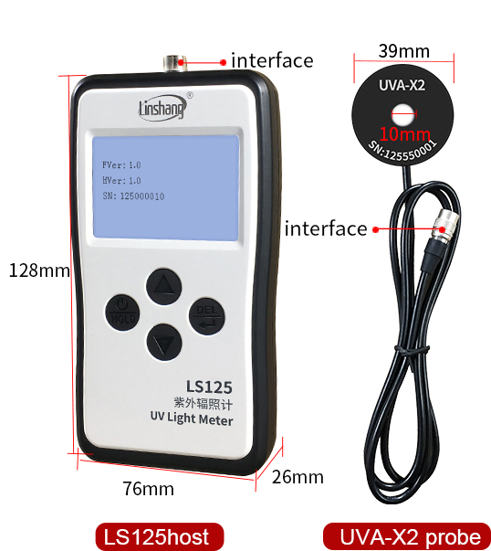 LS125-UV-Light-Meter-UVA-X2-Probe 