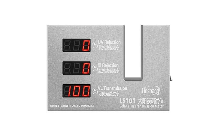 LS162 Window Tint Meter Solar Film Transmission Meter VLT UV IR Rejection  Tester GAB