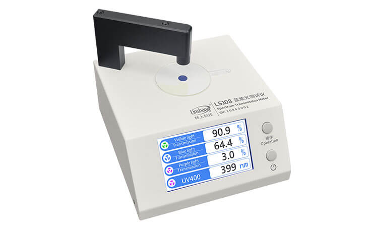 spectrum transmission meter test lens