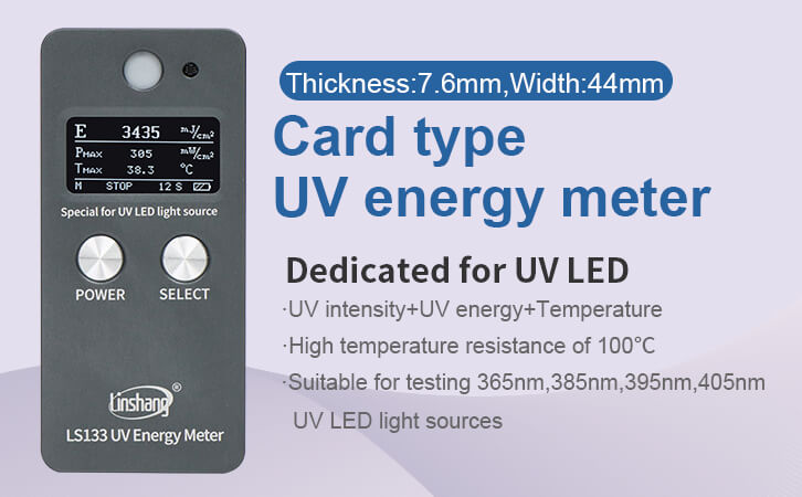 UV LED energy meter UV LED energy meter