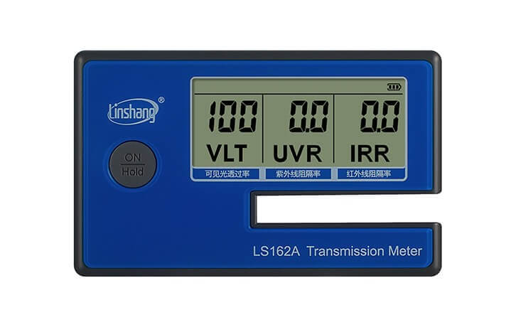 Mgaxyff Solar Film Transmission Meter Tester, LS162 Digital Window Tint  Meter Solar Film Transmission Meter, VLT UV IR Rejection Tester For  Measuring Film, Film, Window Tint 