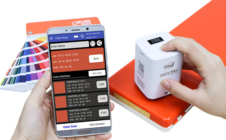 Professional Color Sensor,Pocket Colorimeter,More than 30 Parameters,Paint  Color Matching Tool,Measure Color Values Instantly