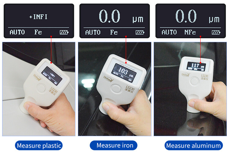 paint thickness gauge use on different substrates