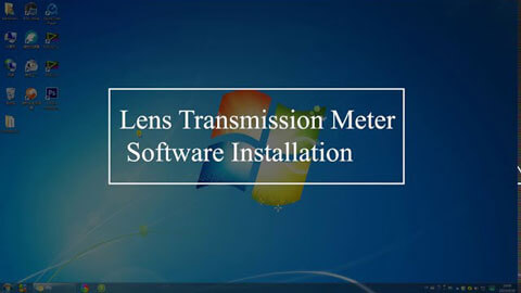 lens transmission meter software operation