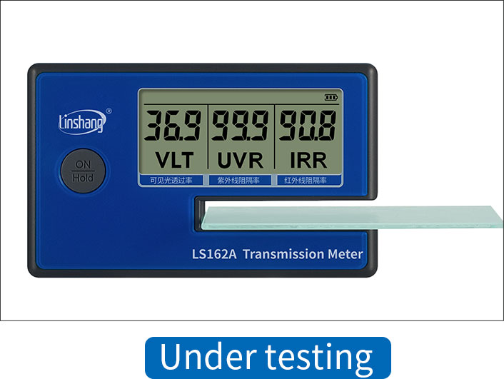 LS162A transmission meter under testing state