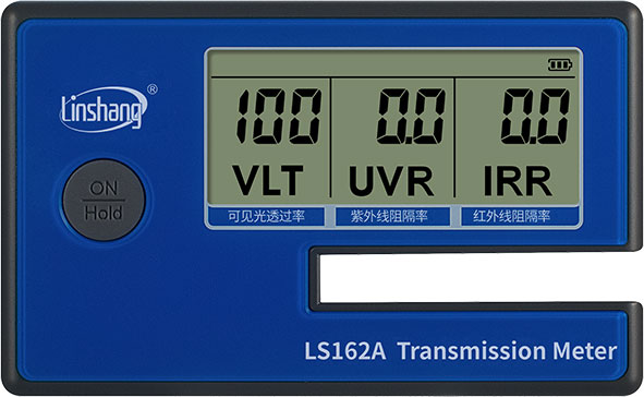 LS162 Window Tint Meter Solar Film Transmission Meter VLT UV IR Rejection  Tester GAB