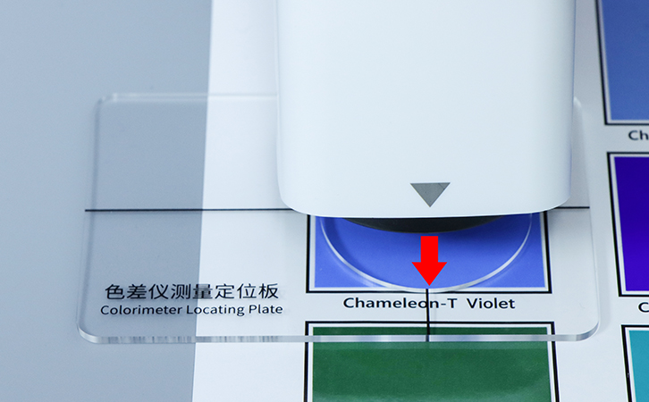 color meter with locating plate color meter with locating plate