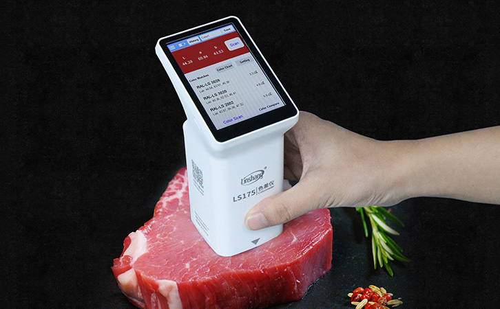 Scan color on meat