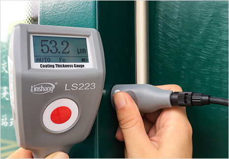 LS223 tests the coatings on the door