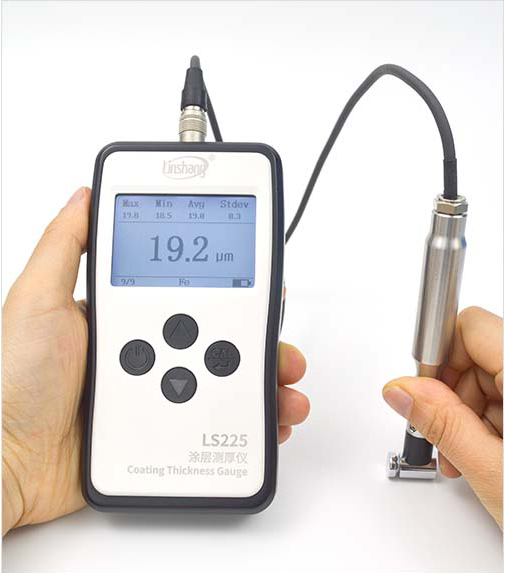  LS225+F500 Plating Thickness Gauge tests small size material