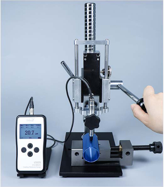 LS225+N1500 Plating Thickness Gauge tests with fixture