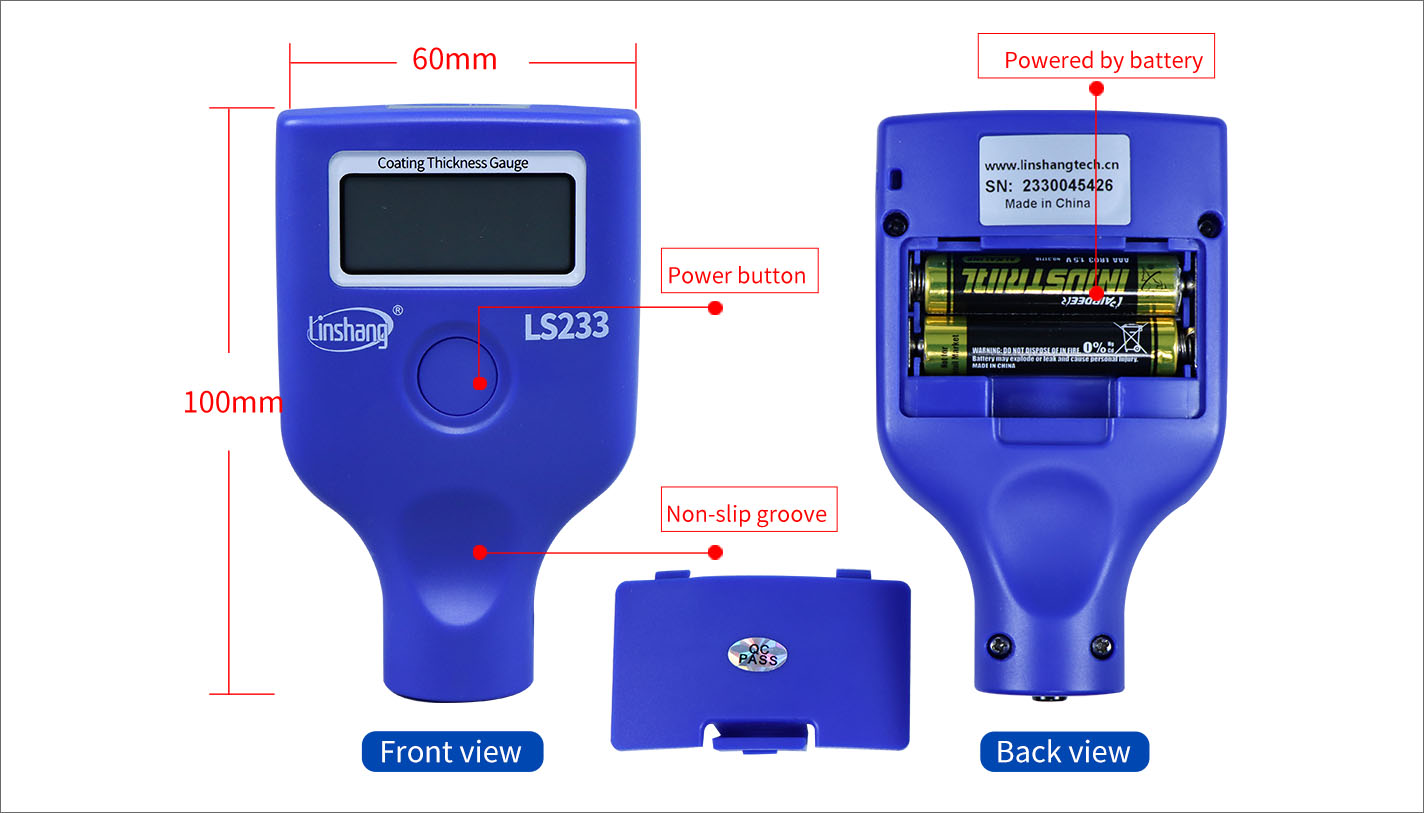 coating thickness gauge structure