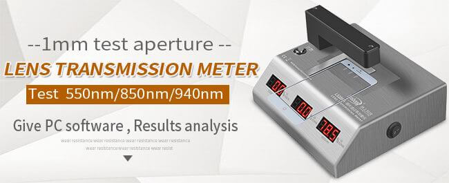 LS108A lens transmittance meter display