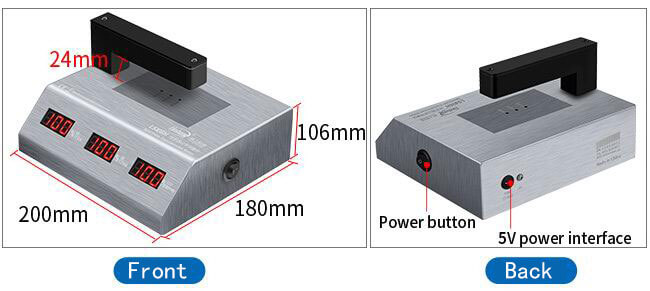 LS108H PC visible light transmission meter appearance 