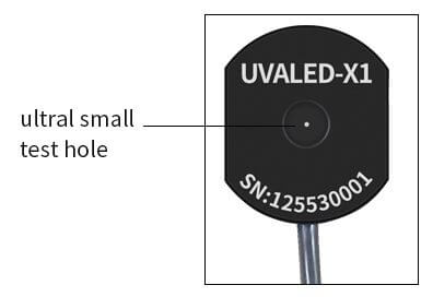 UVALED-X1 probe test aperture UVALED-X1 probe test aperture