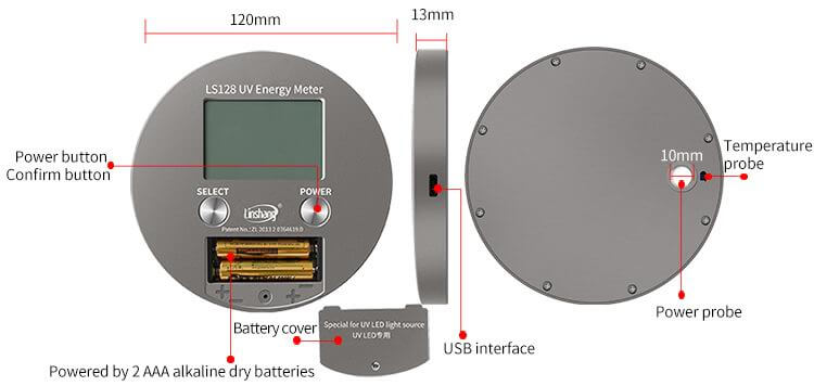 LS128 UV energy meter LS128 UV energy meter