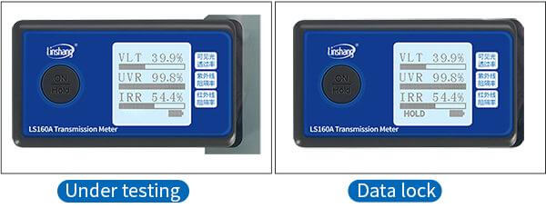 LS160A transmission meter data lock function display