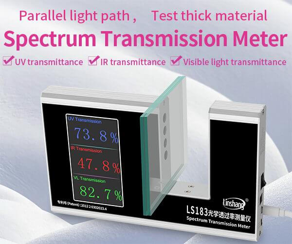 LS183 UV transmission meter features