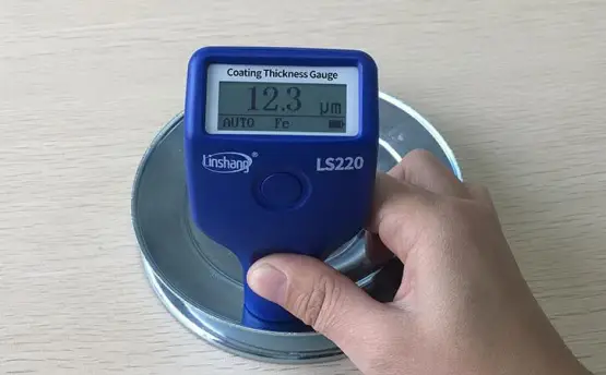Coating Thickness Measurement of Surface Treatment Using Paint Thickness Meter