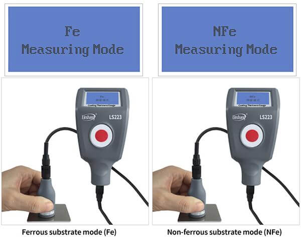 Seperate LS223+F3N3 paint thickness tester