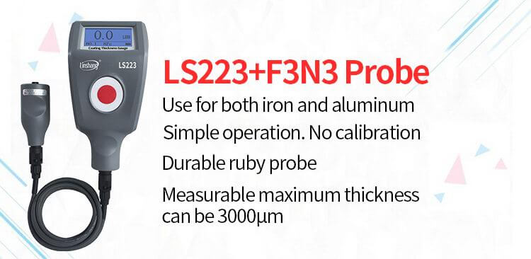 LS223 coating thickness gauge