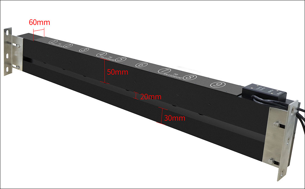 Schematic diagram of minimum dimensions for special customisation