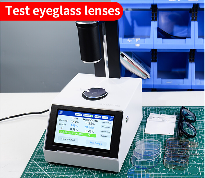 Test eteglass lenses