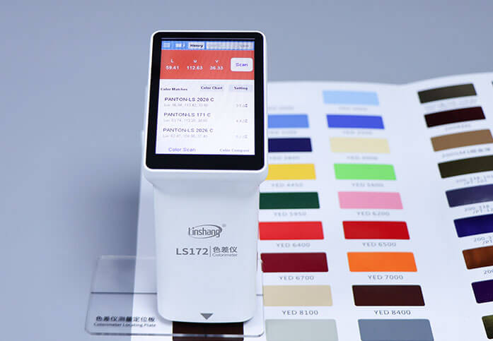 colorimeter tests ink color difference