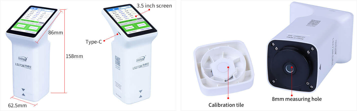 handheld colorimeter structure