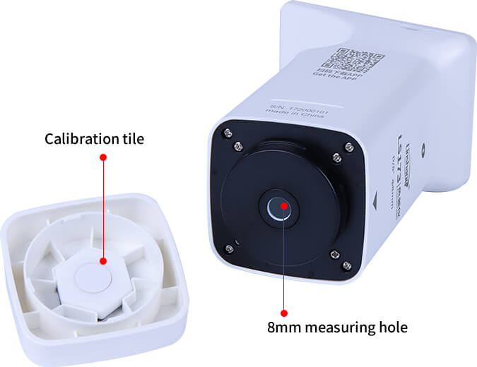 white calibration board