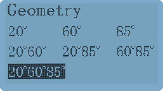 the combination of different measuring angles