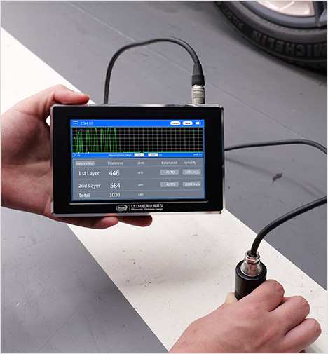 Test concrete coatings