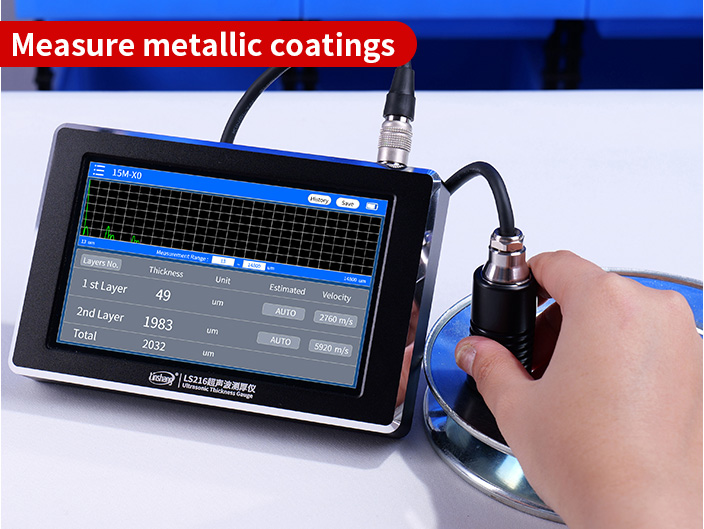 Measure metallic coatings