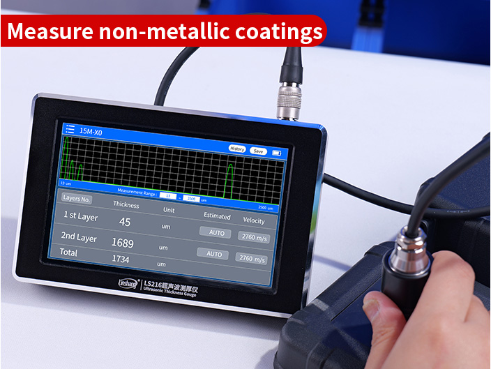 Measure non metallic coatings