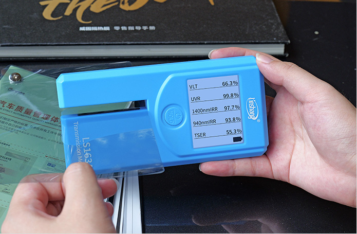 LS163A измеряет солнечную плёнку