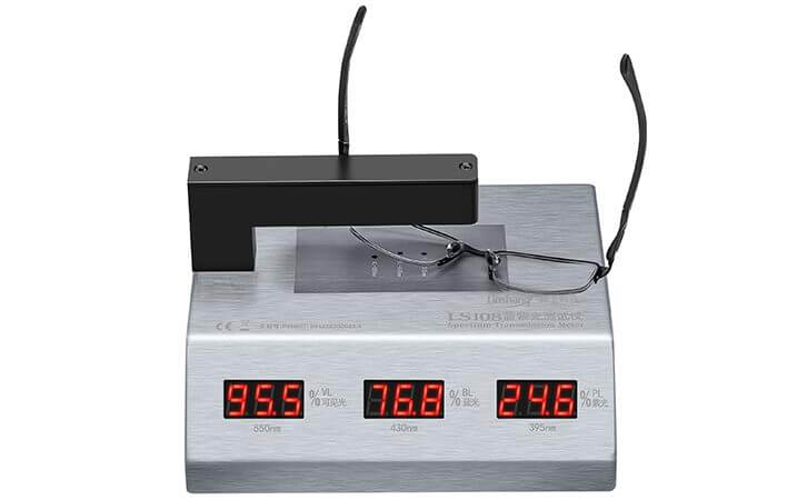 blue-violet light transmittance meter