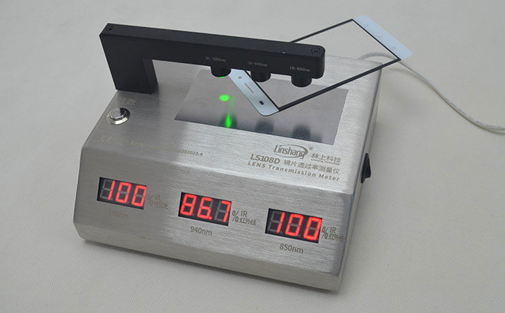 IR lens transmission meter