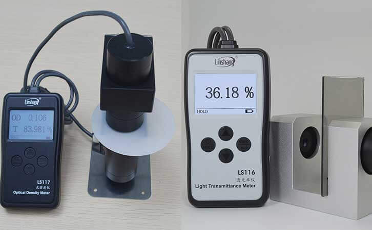 light transmittance meter and optical density meter