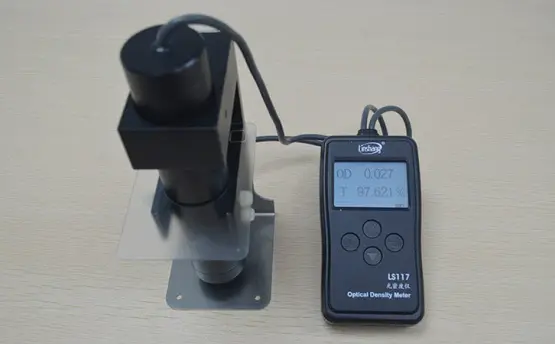 Visible Light Transmittance Meter for Testing Matte Cell Phone Film